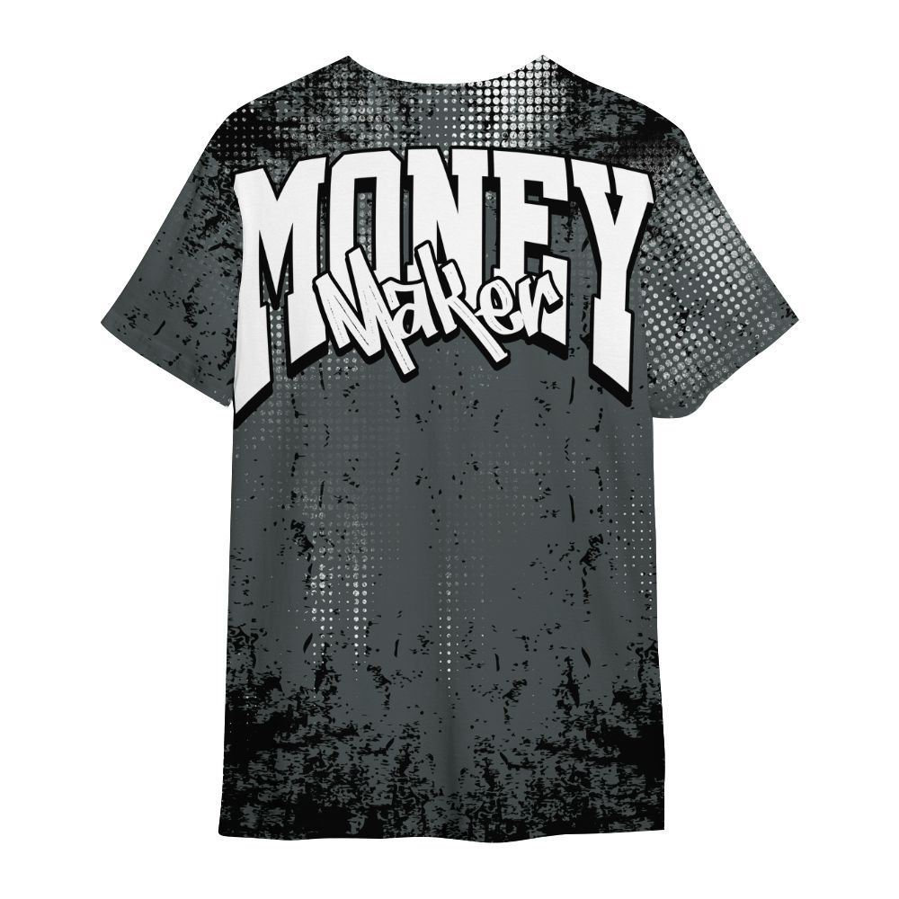 Shirt To Match Black RM Nigel Sylvester 4s - Move In Silence Money Street Retro All Over Print