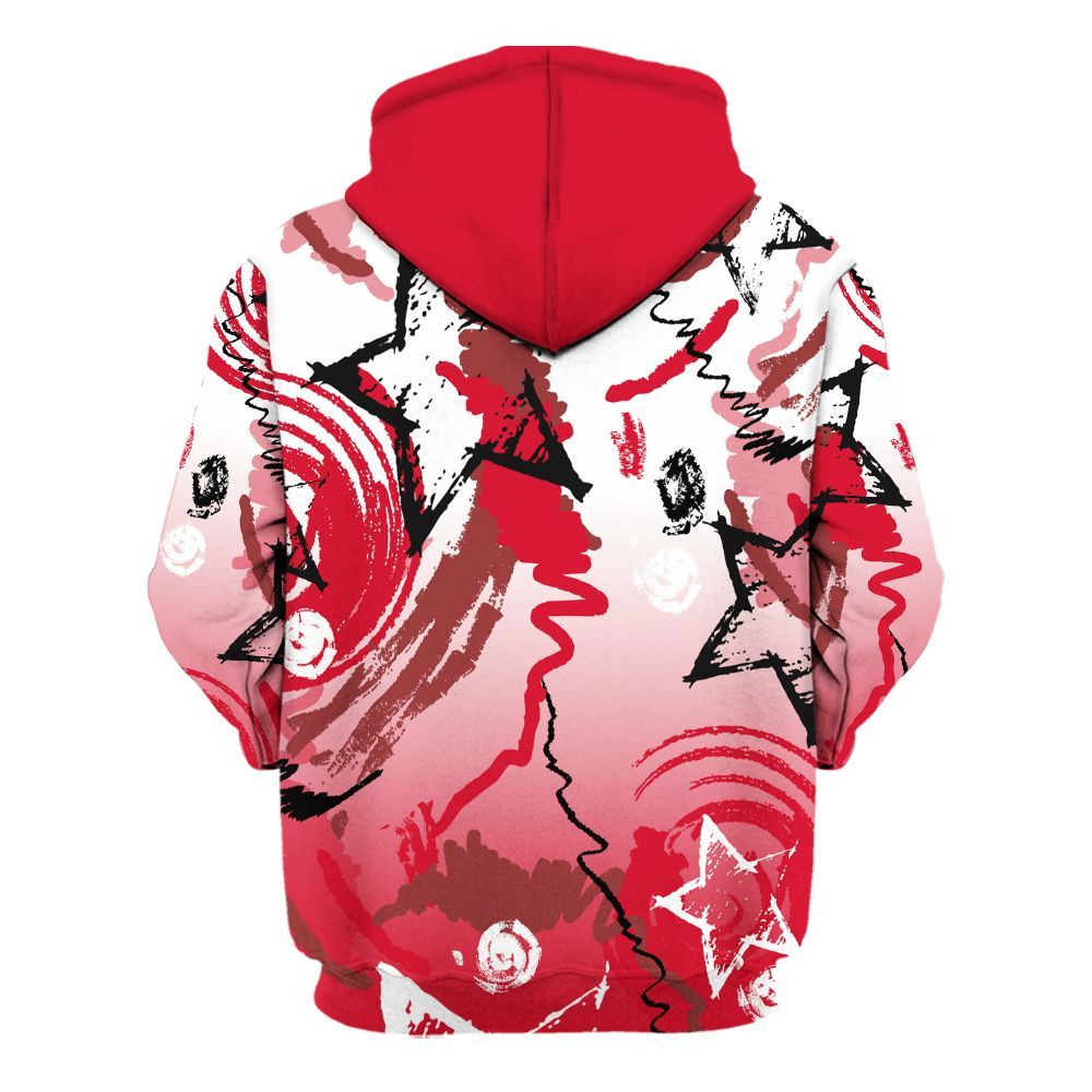 Hoodie To Match Air Max Sunder Gore Tex Fire Red - Grind Shine Later Drip All Over Print