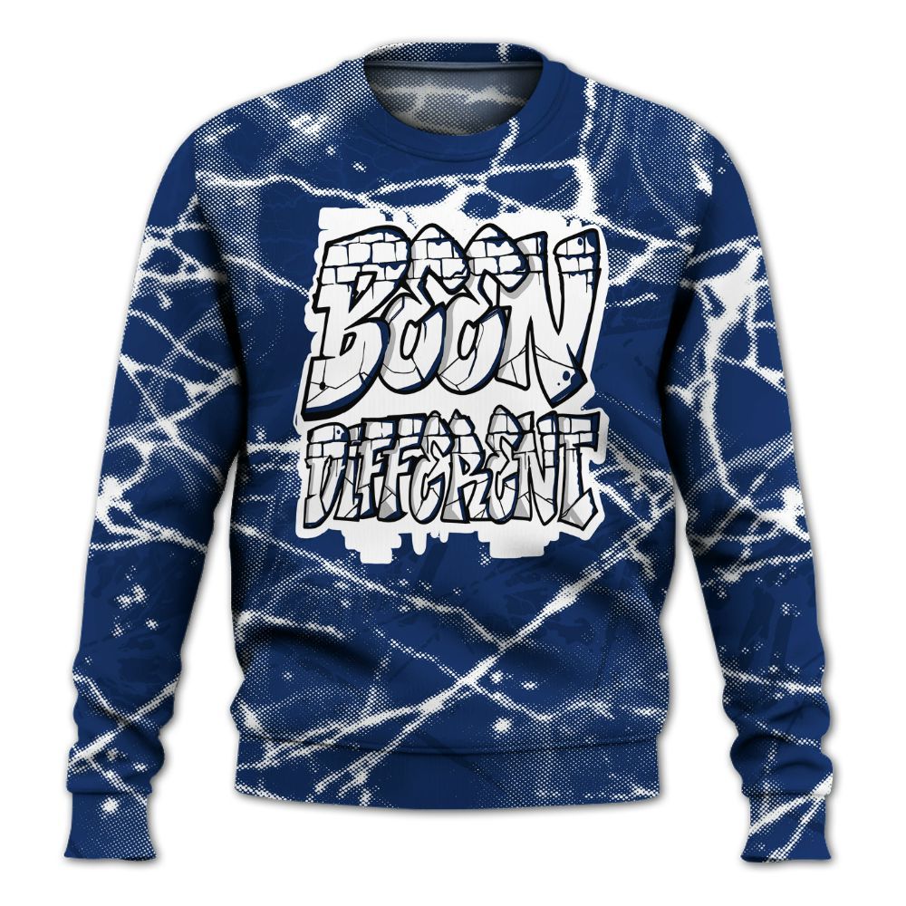Sweatshirt To Match High OG Deep Royal Blue 1s - To Different Graphic All Over Print