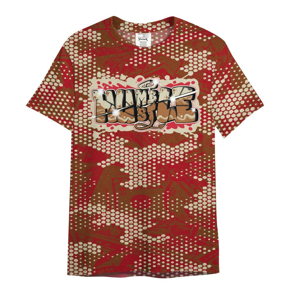 Shirt To Match Archaeo Brown 5s - Humbled Hustles Graphic Banknotes All Over Print