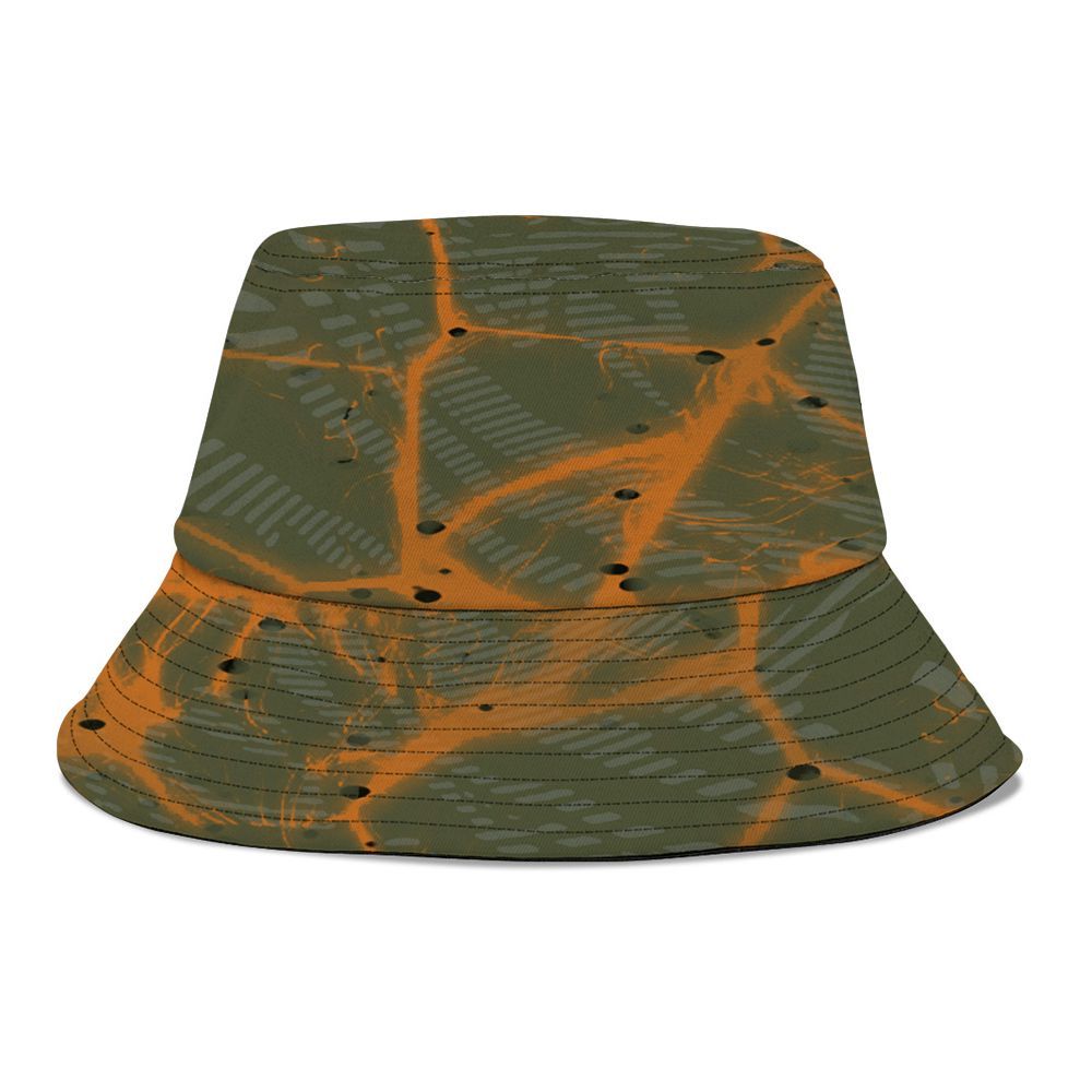 Bucket Hat To Match Olive 5s - Havok Bear Graphic