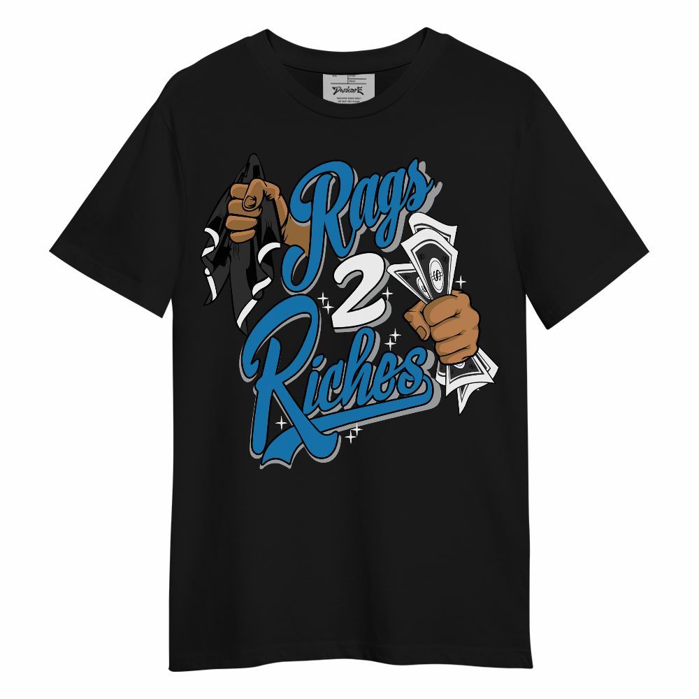Shirt To Match Retro University Blue 9s - Rag 2 Riches Unisex Shirt