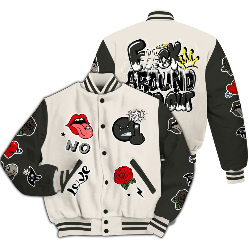 Varsity Jacket To Match Air Max Plus Moonlight Swarovski - FK Around Find Out All Over Print