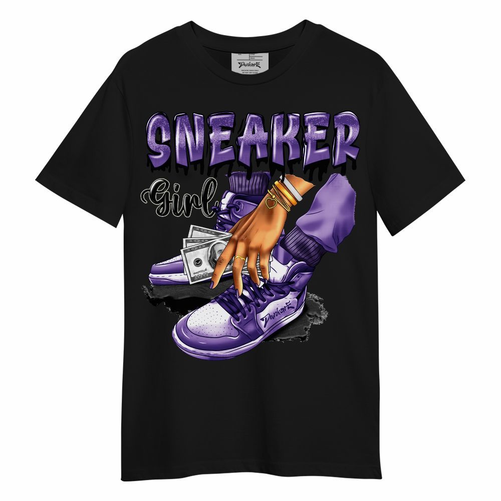 Shirt To Match Dunk Low Black Raspberry - SNEAKER Girl Money Drip Unisex Shirt