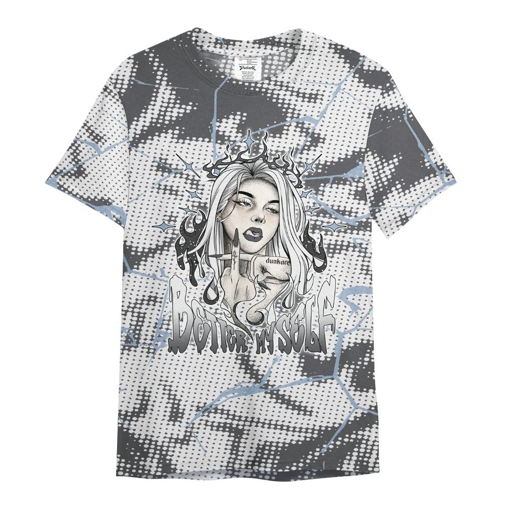 Shirt To Match Reverse Black White 6s - My-Self Crack Unique All Over Print