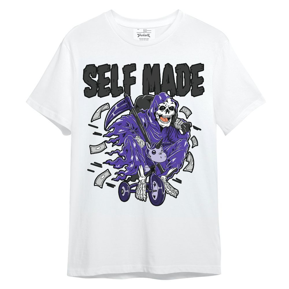 Shirt To Match Field Purple 12s - Self Make Skeleton Unisex Shirt