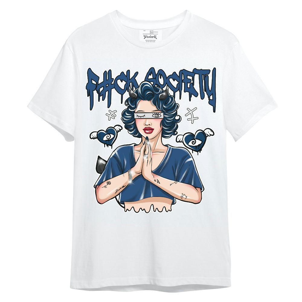 Shirt To Match High OG Midnight Navy 1s - F#ck Xociety Unisex Shirt