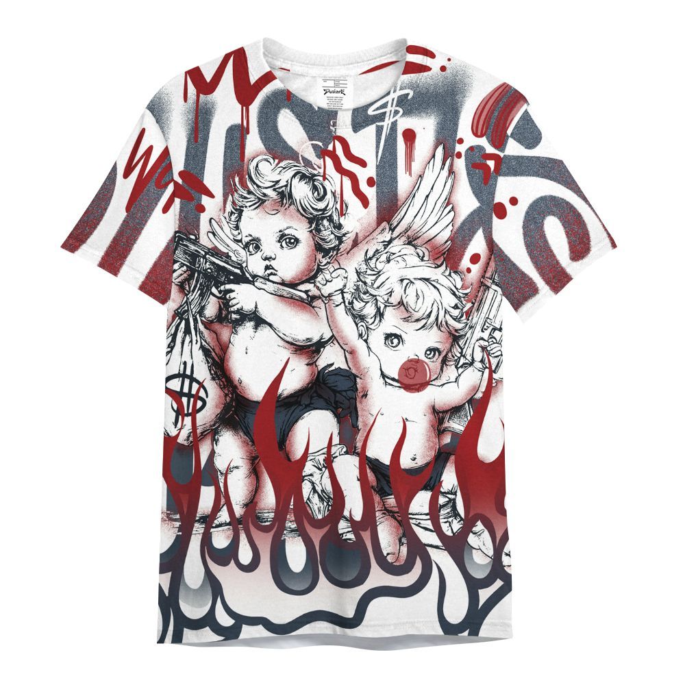 Shirt To Match Retro Olympic 6s - Angel Hustle Hard All Over Print
