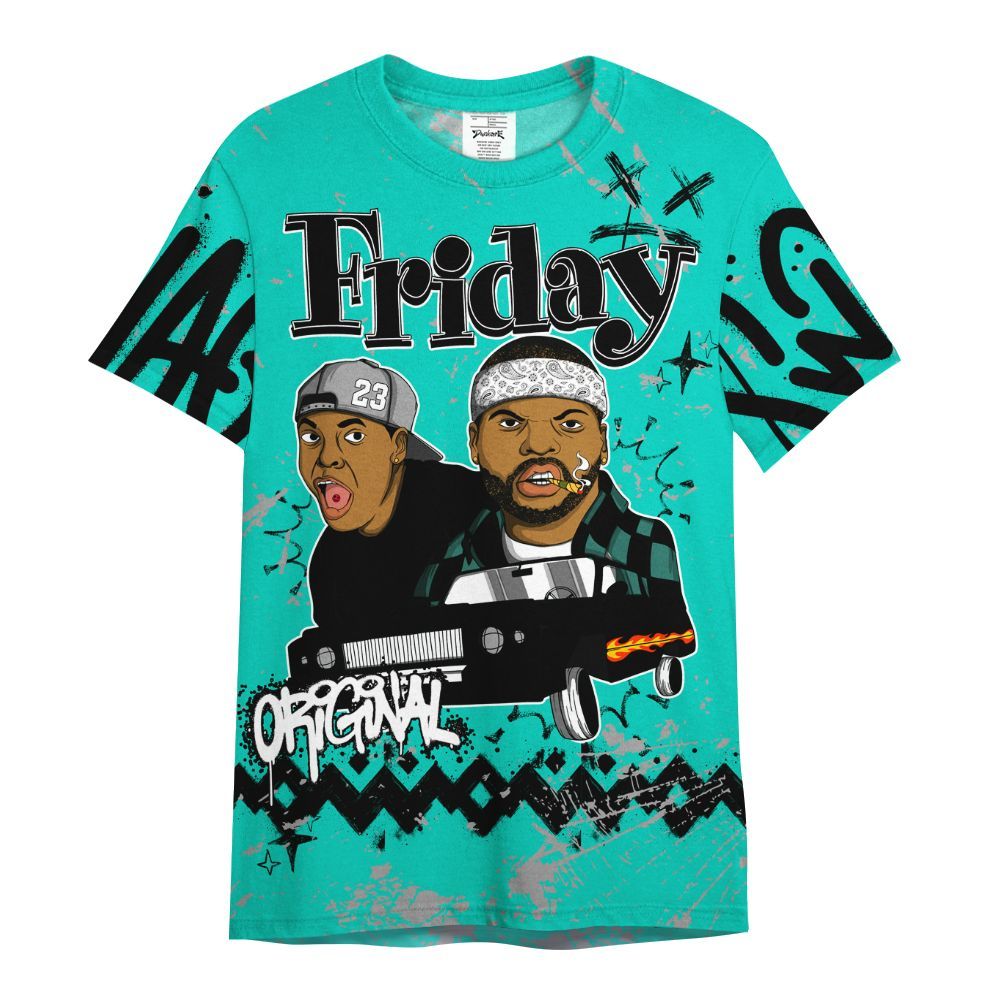 Shirt To Match Air Max 95 Dark Tiffany - Friday Sneaker Crayon All Over Print