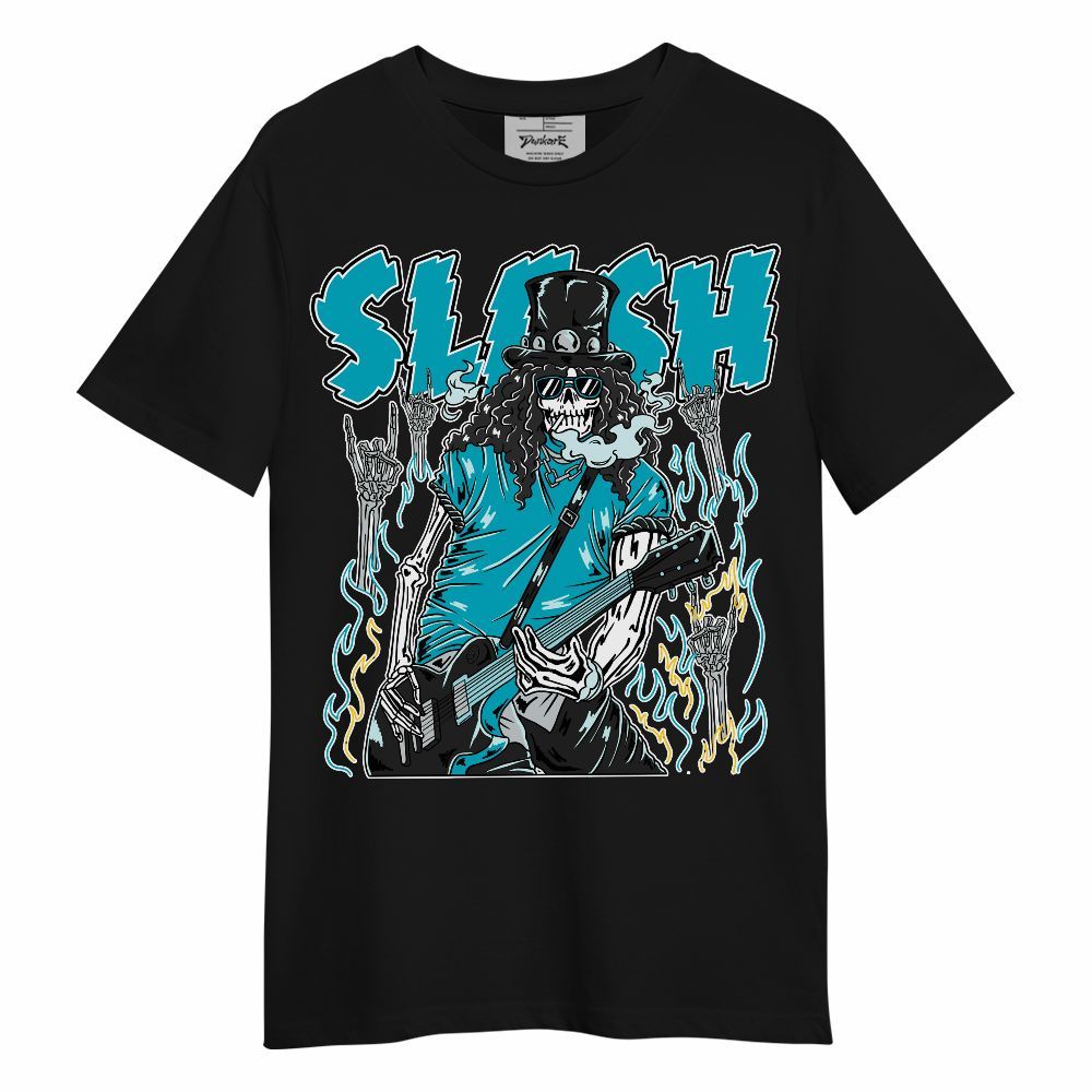 Shirt To Match Retro Aqua 5s - Slash Skeleton Unisex Shirt