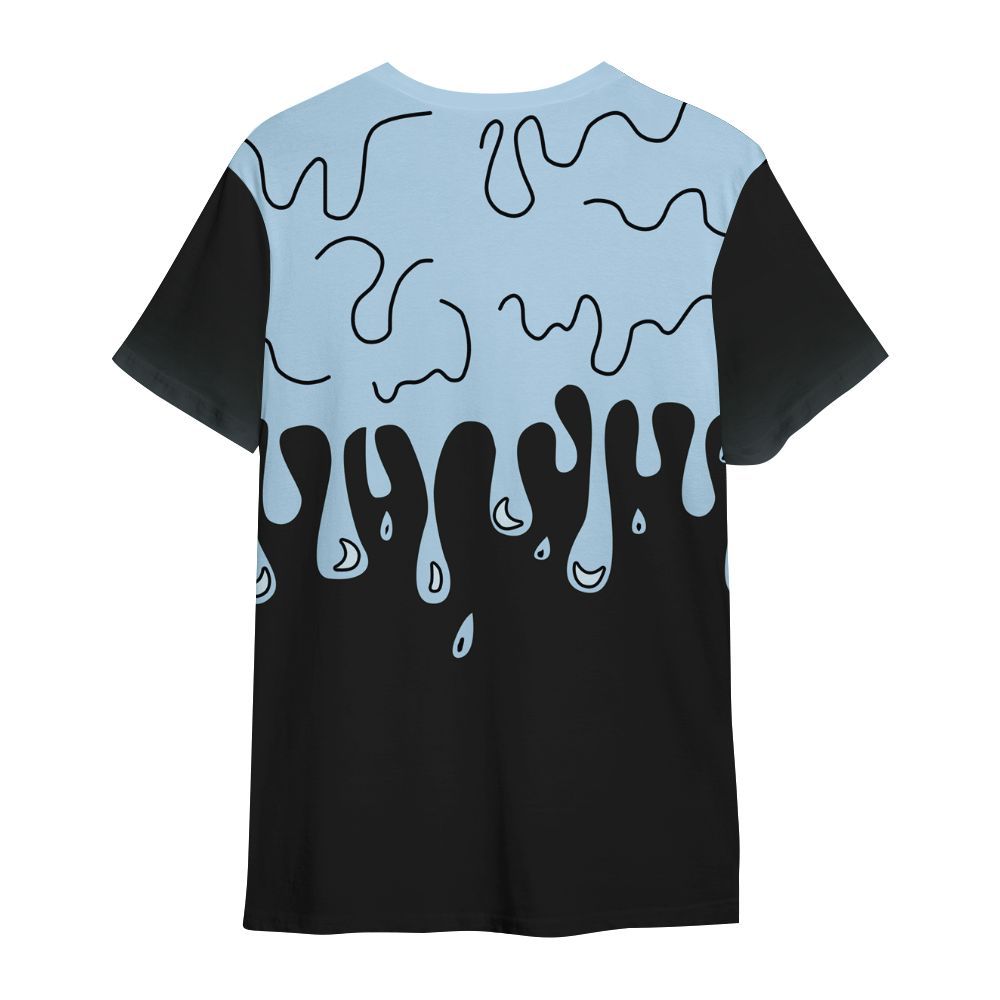 Shirt To Match Foamposite One Psychic Blue - Trust No One Drip All Over Print