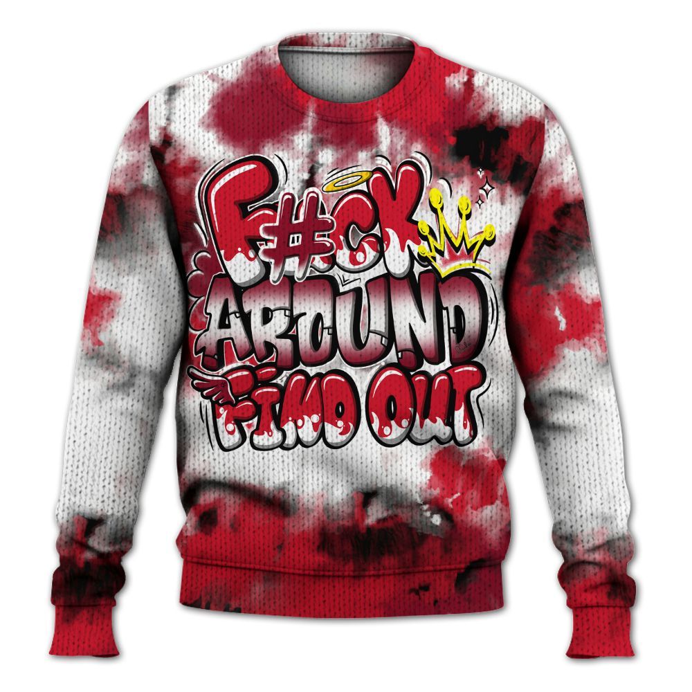 Sweater To Match Air DT Max 96 Love Letter - FK Around Find Out Graphic