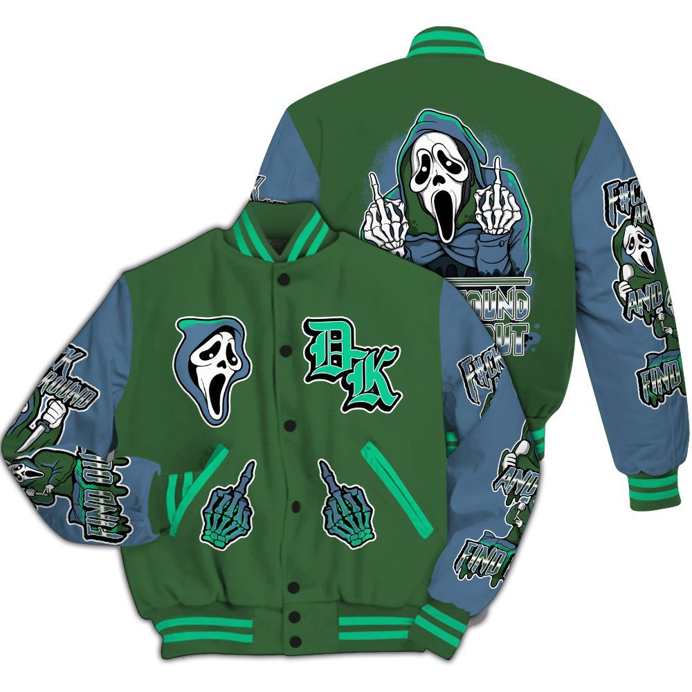 Varsity Jacket To Match Foamposite Pro Pine Green 2025 - F#CK And Find Out Graphic All Over Print