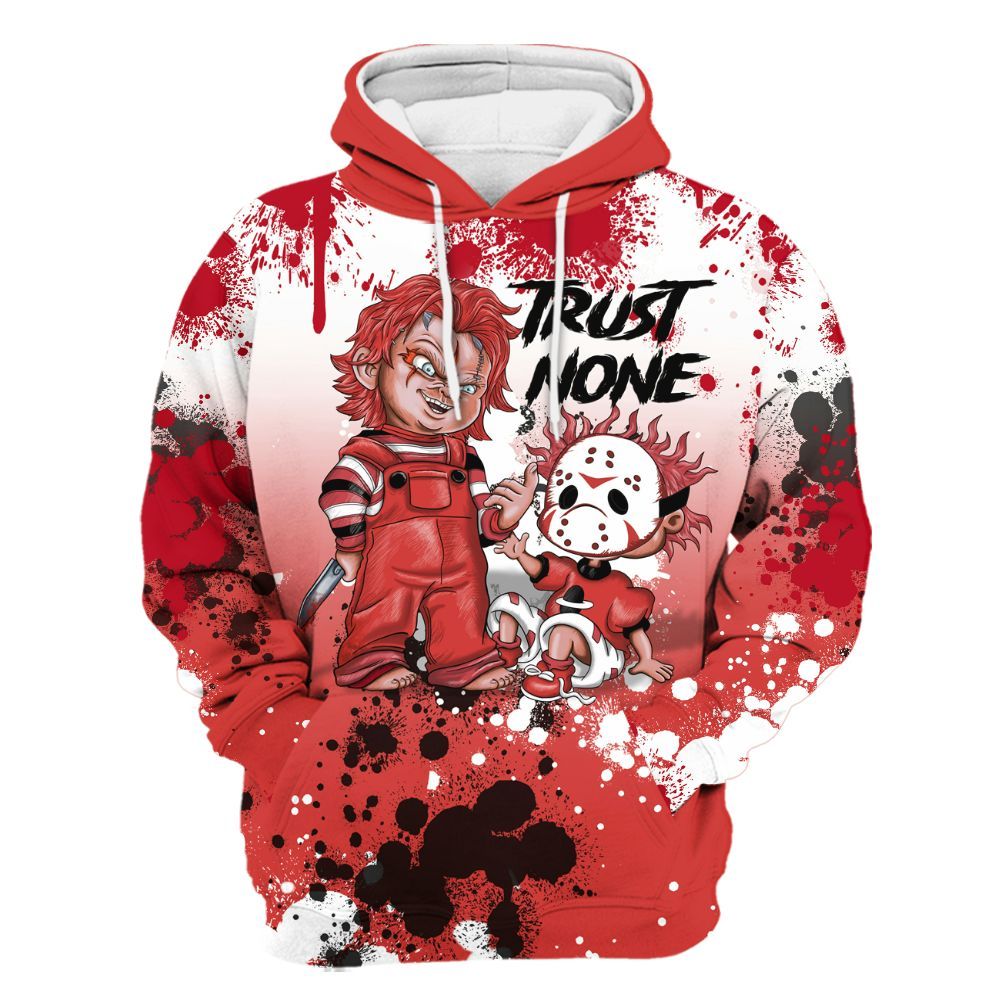 Hoodie To Match Scoot Zeros ODD City - Trust No One Scary All Over Print