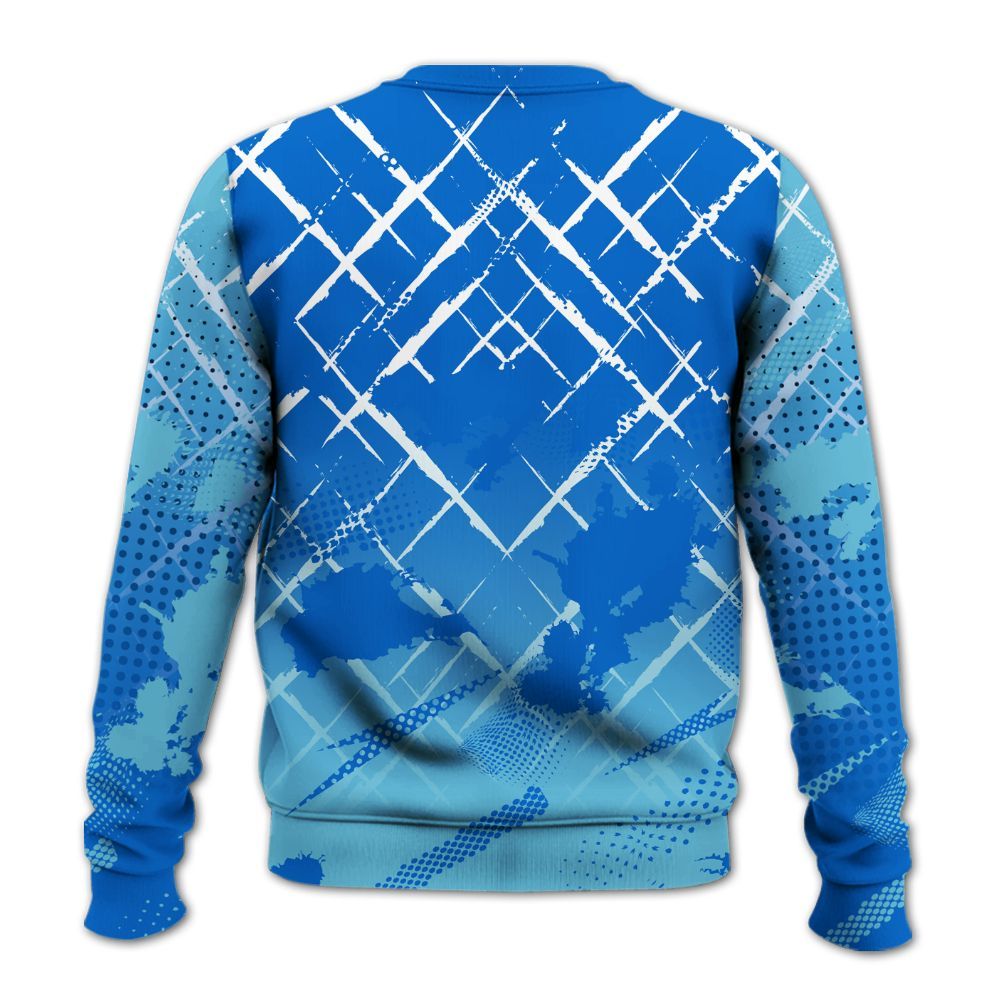 Sweatshirt To Match Dunk Low Argon - Halftone Stand Business Dripping All Over Print