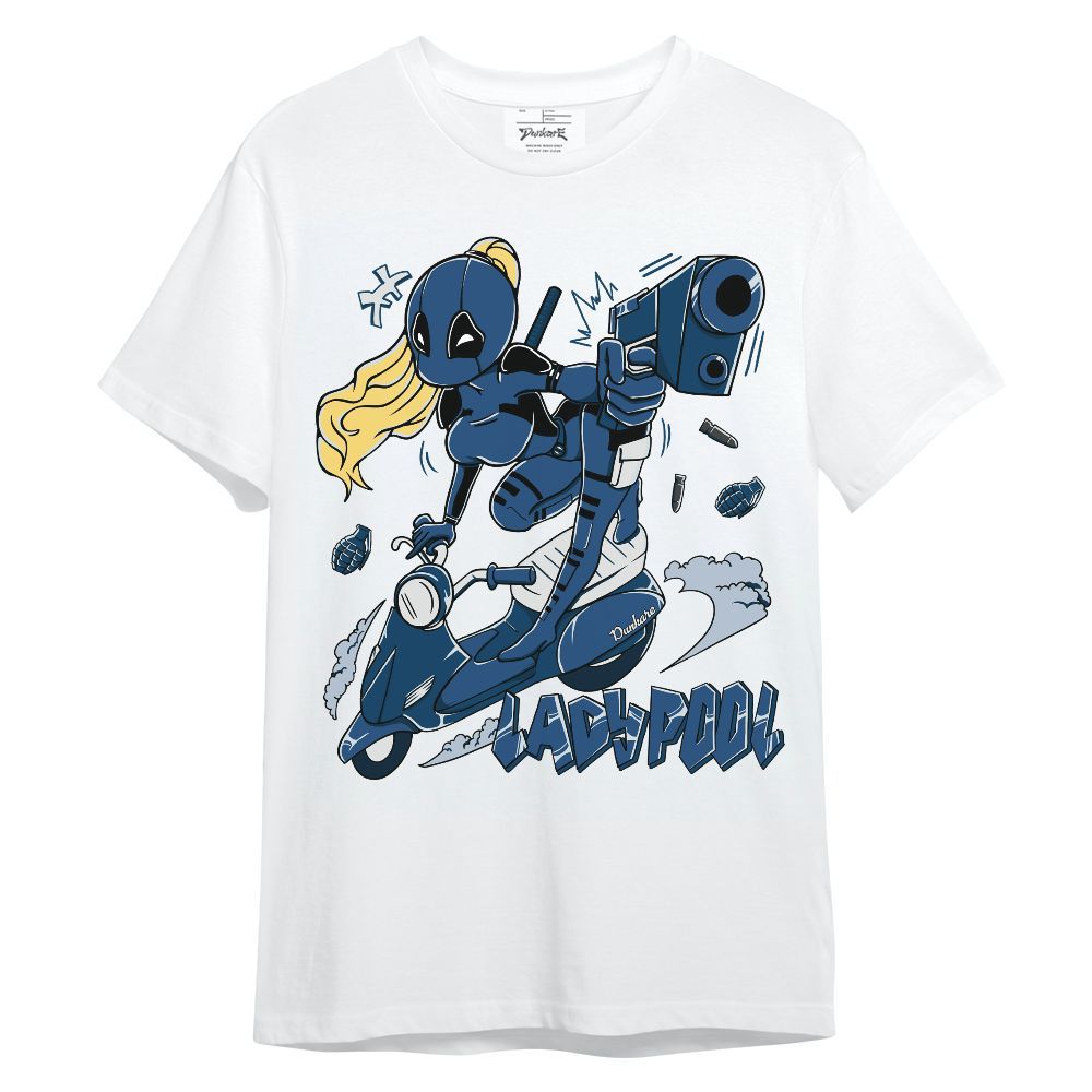 Shirt To Match High OG Midnight Navy 1s - Lady Pool Cartoon Unisex Shirt