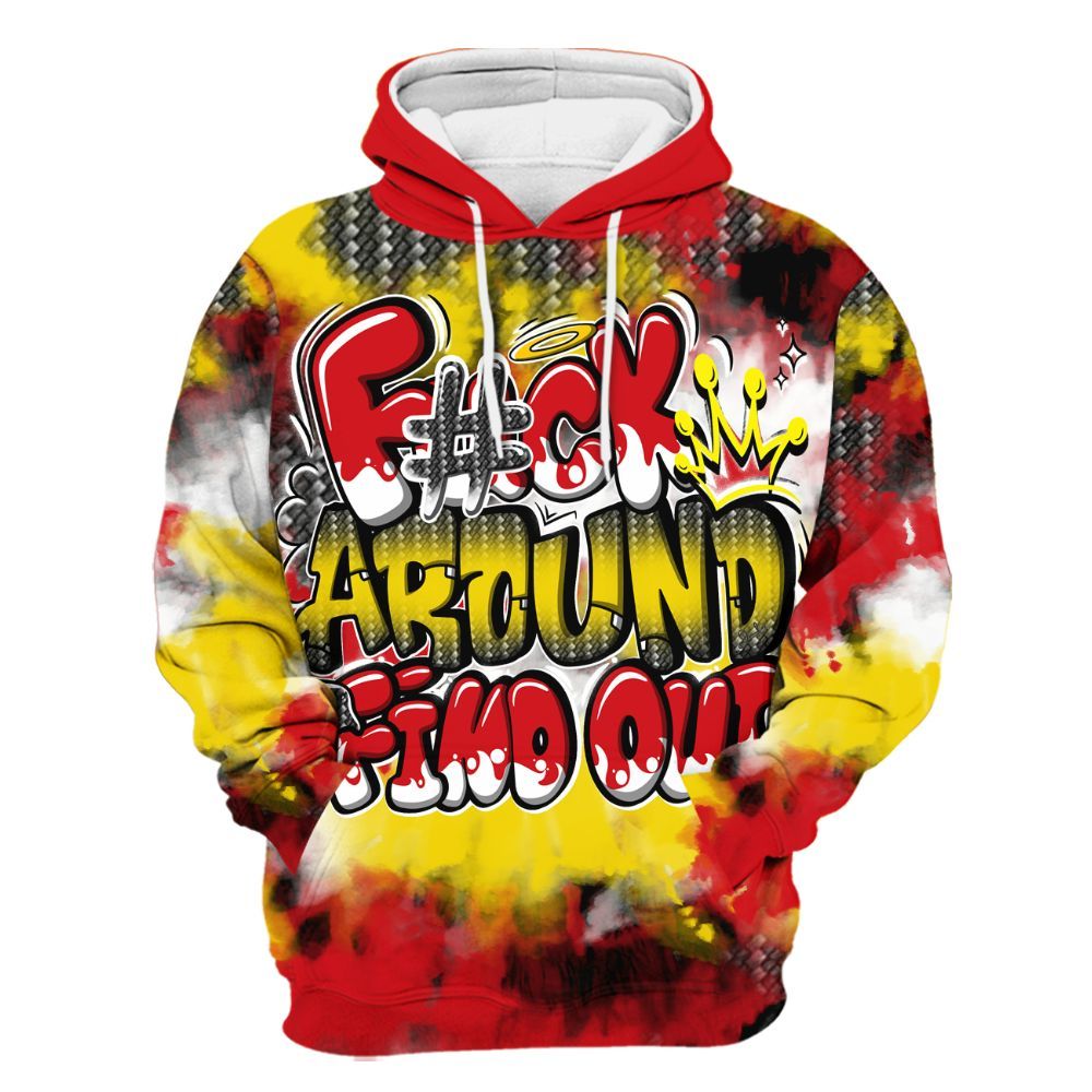 Hoodie To Match Ferrari 14s - FK Around Find Out All Over Print