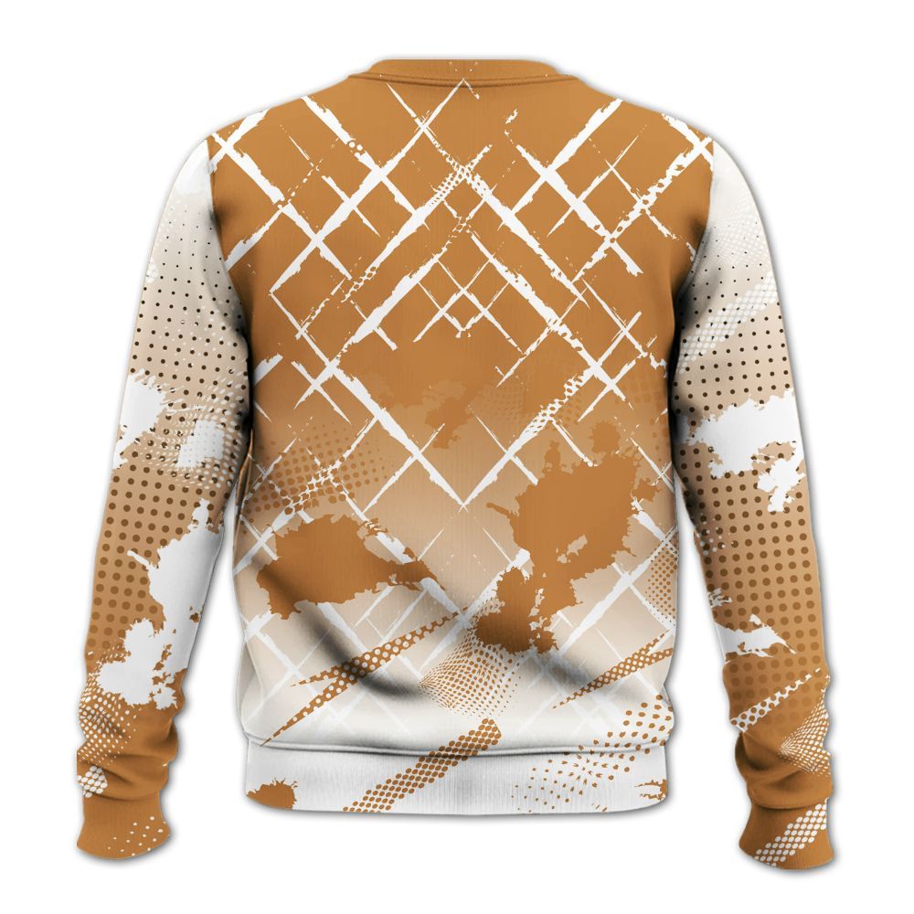 Sweatshirt To Match Dunk Low Nature Wheat Suede - Halftone Stand Business Dripping All Over Print