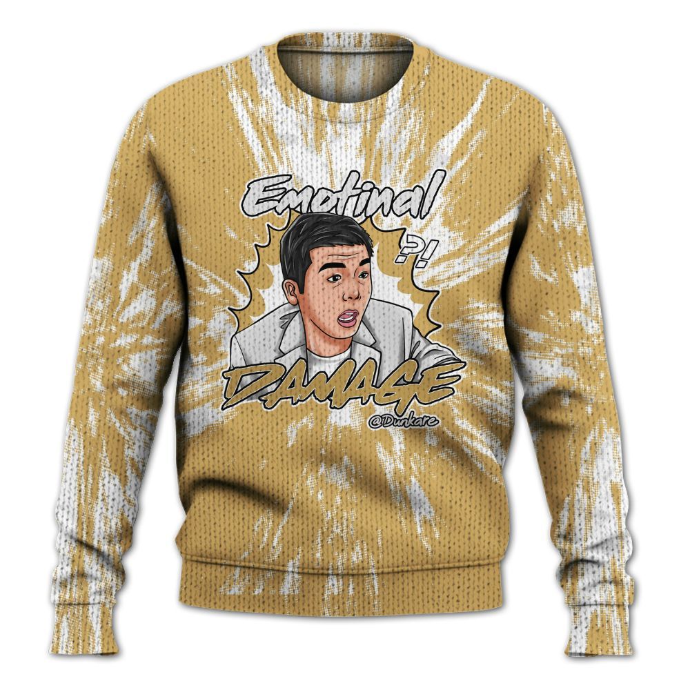 Knitted Sweater To Match Craft Paris 6s - Damaged Meme Shirt Unisex Outfit