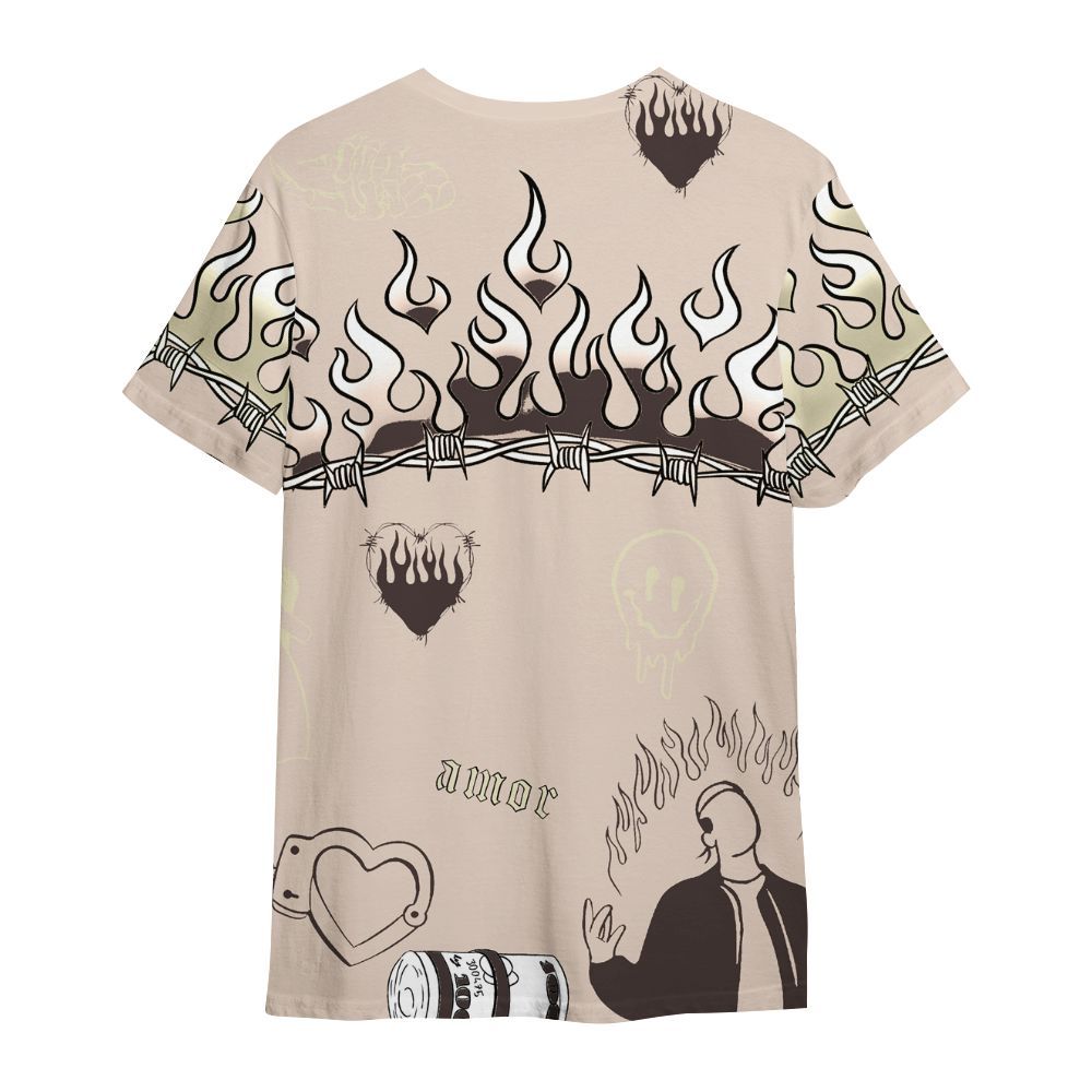 Shirt To Match A Ma Maniere X Fossil Stone 4s - Snake Trust No One All Over Print