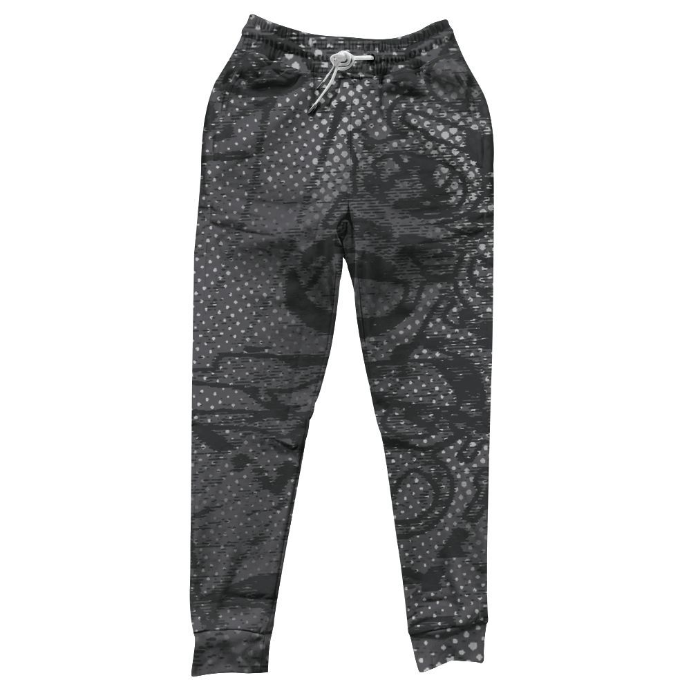 Sweatpant To Match White Thunder 4s - Avant Garde Graphic All Over Print