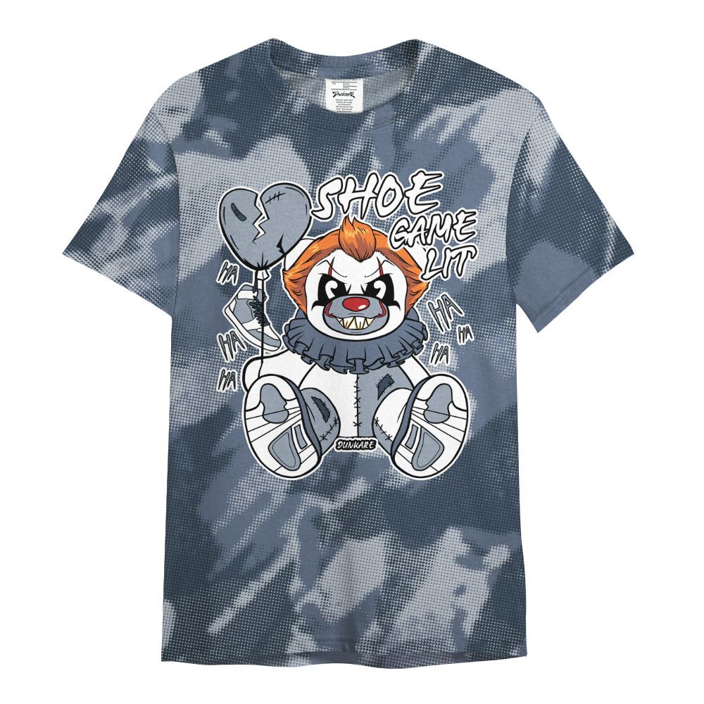 Shirt To Match Low Diffused Blue 11s - Shoe Game Bear Abstract Halftone All Over Print