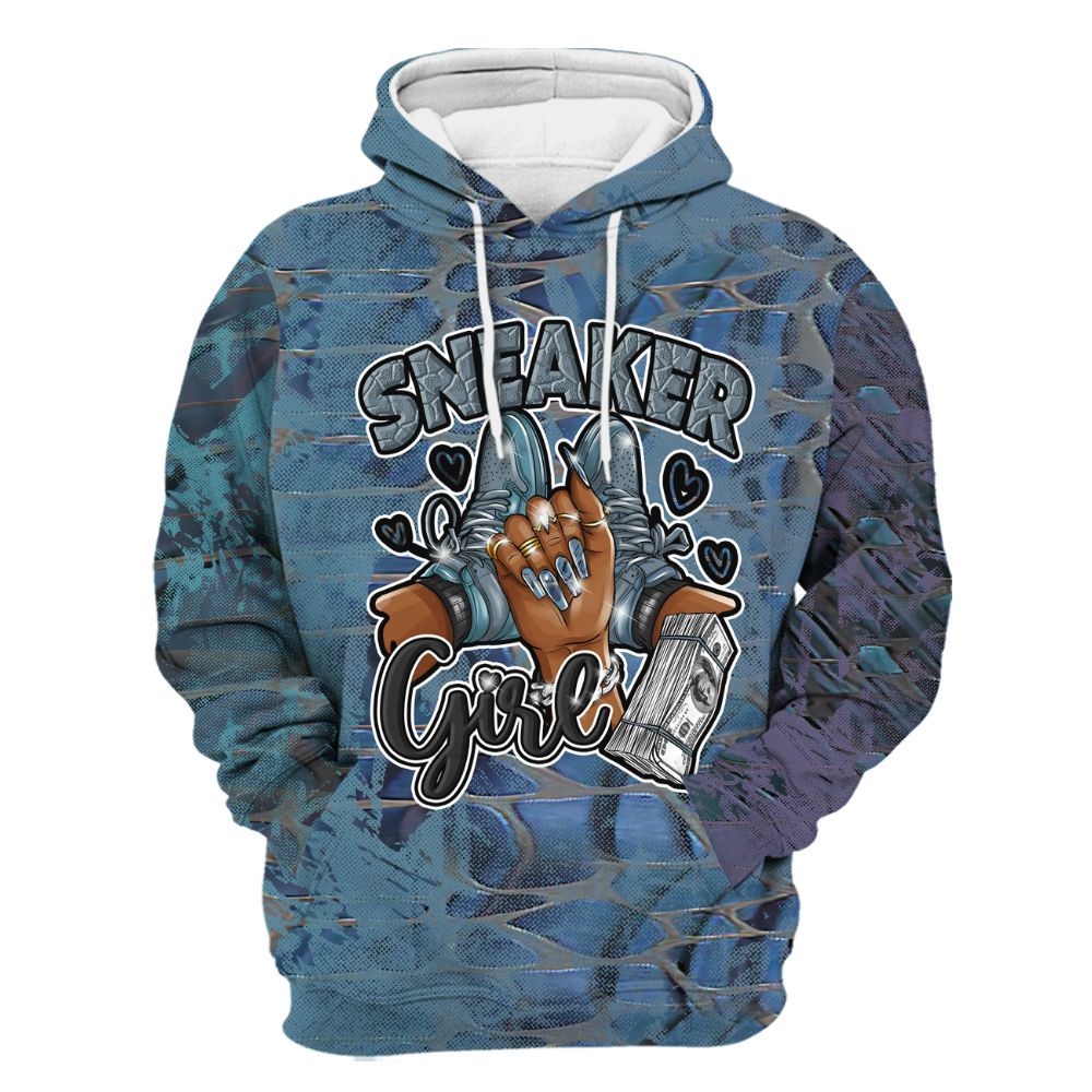 Hoodie To Match Air Foamposite Kazuya Mishima - Sneakerz Girlz Heart Grunge All Over Print