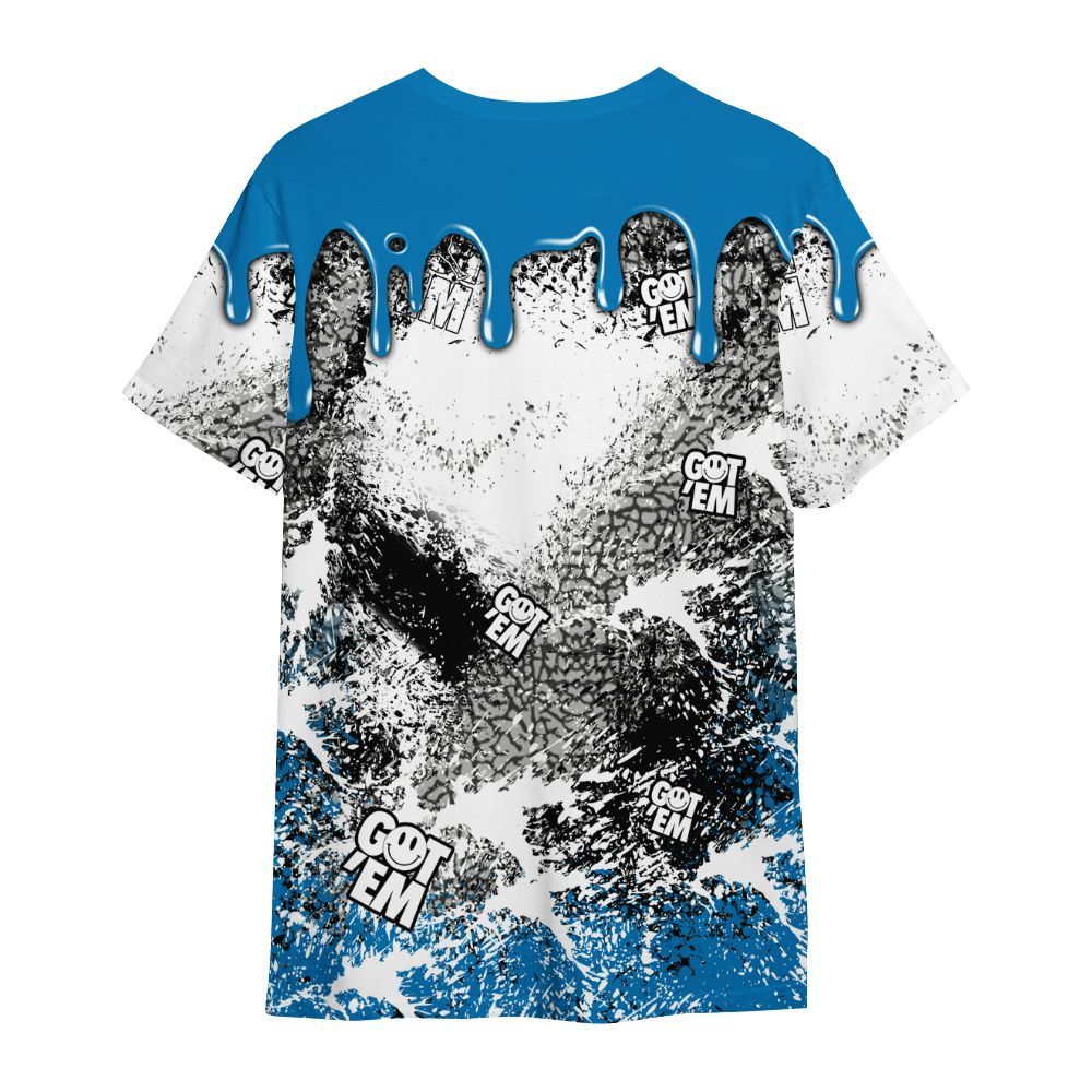 Shirt To Match Wizards 3s - Dripping 23 Drip All Over Print