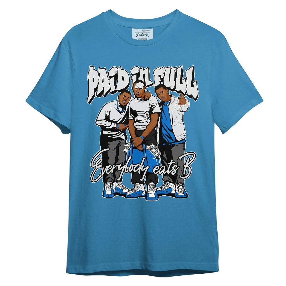 Shirt To Match Blueberry 12s - Paid In Full Money