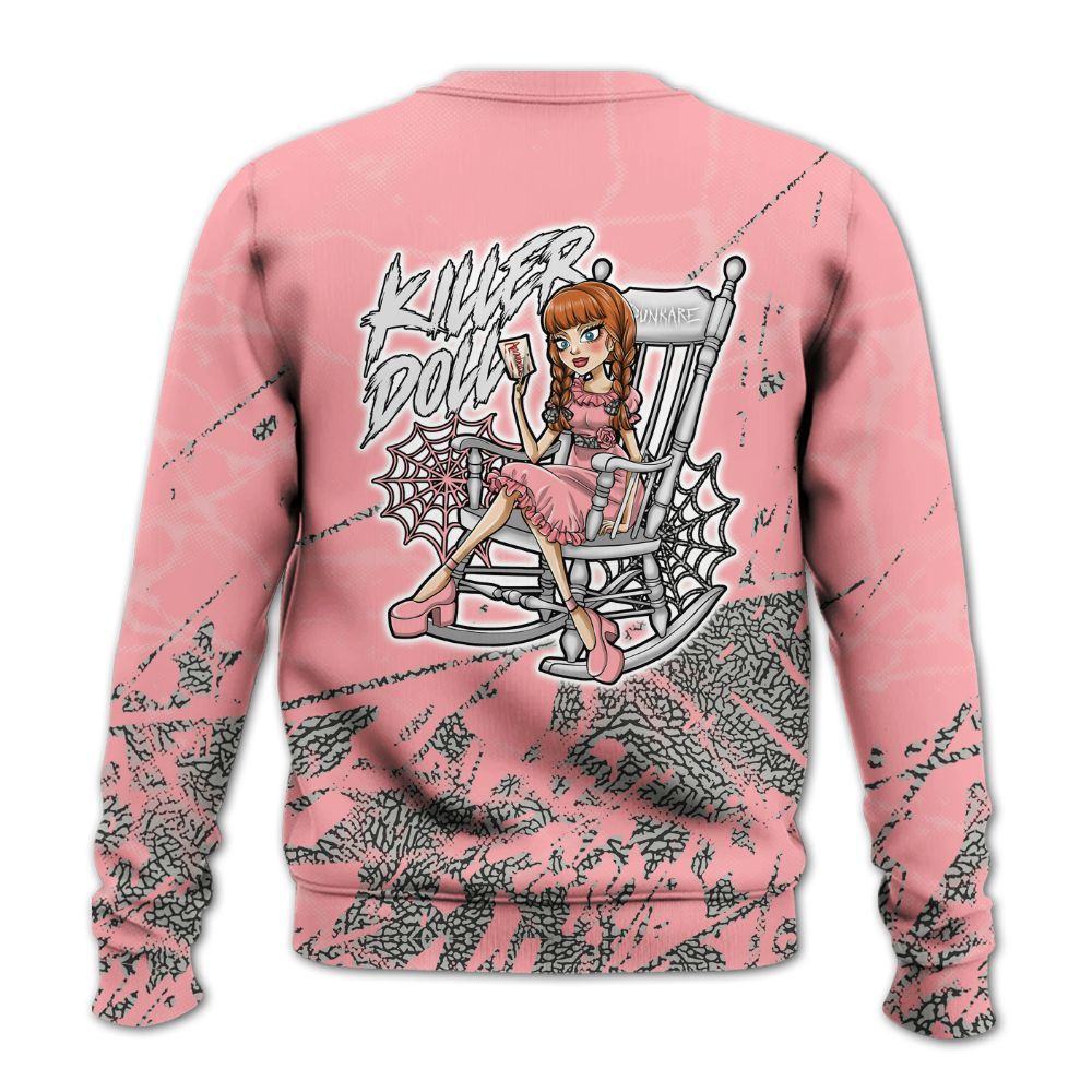 Sweatshirt To Match Retro Wings 3s - Killer Doll-A Halloween Profound All Over Print