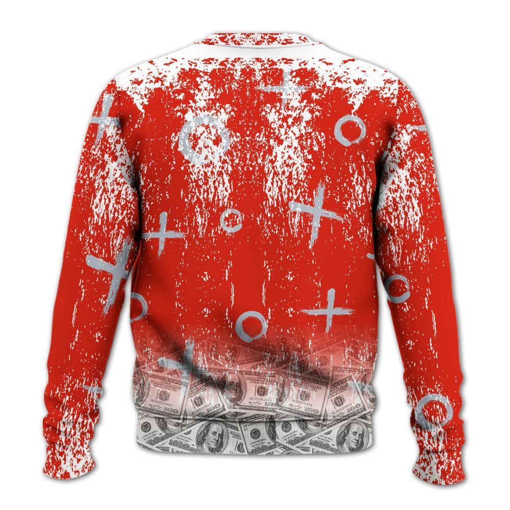 Sweatshirt To Match Retro Cherry 11s - Selfmade Unique Drip All Over Print