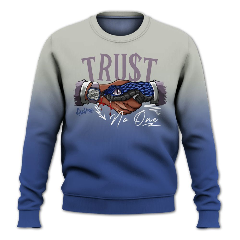 Sweatshirt To Match Low OG Voodoo Alternate 1s - Snake Trust No One Drip All Over Print