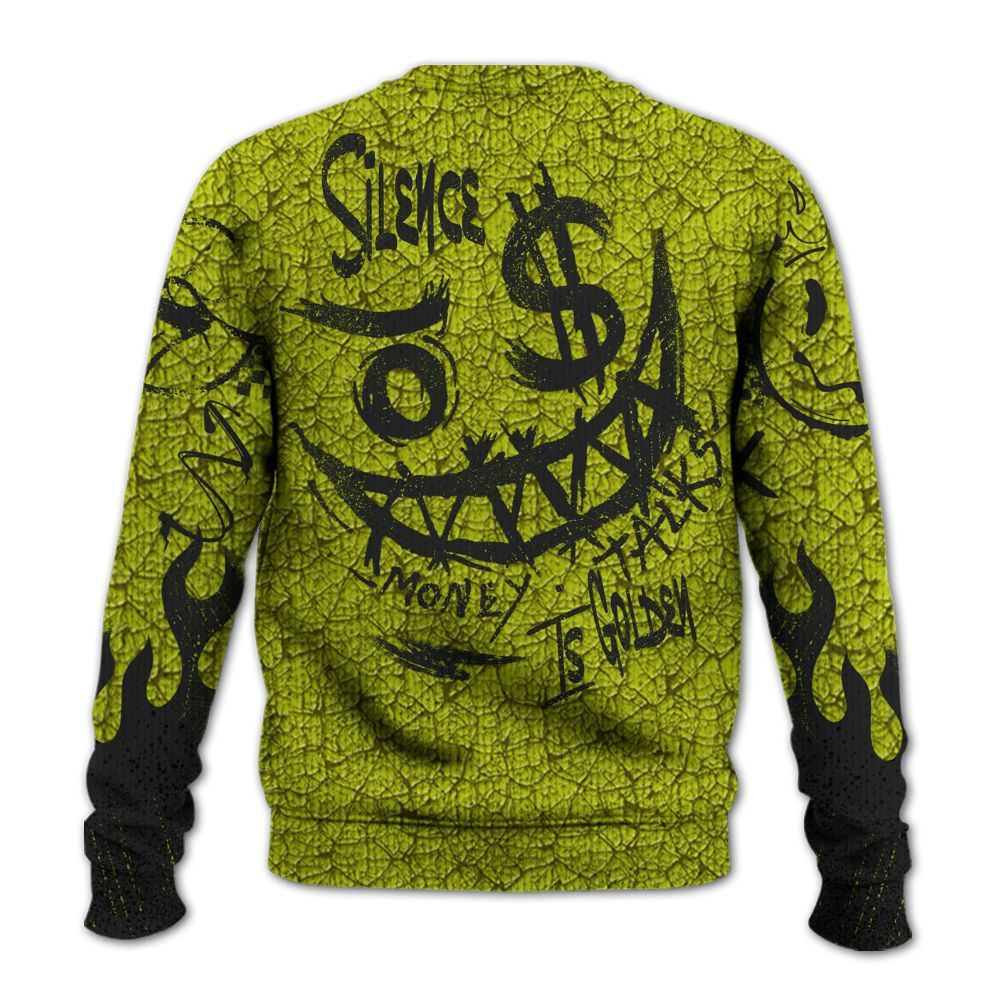 Knitted Sweater To Match Dunk Low QS Halloween Skull - Mouth Burning Street Style