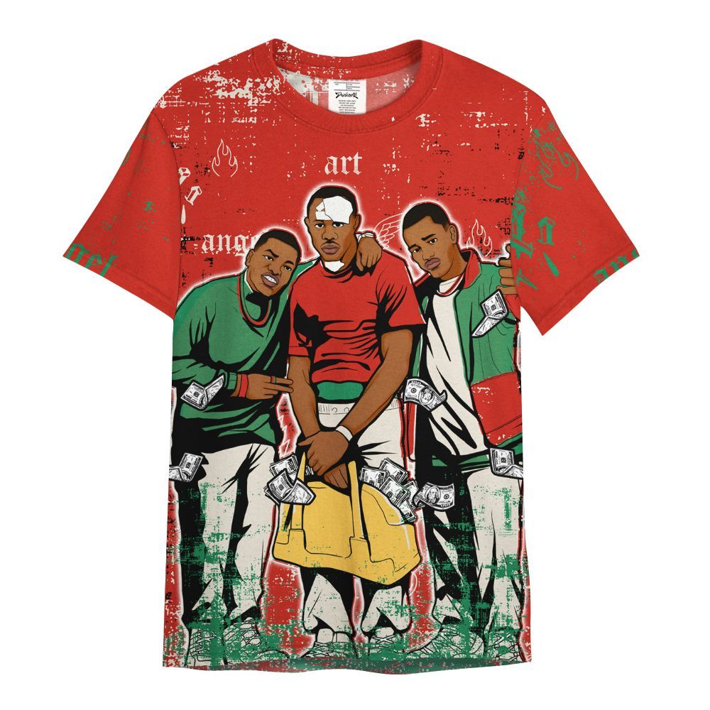 Shirt To Match Retro El Vuelo 3s Shirt, Paid In Full Money All Over Print