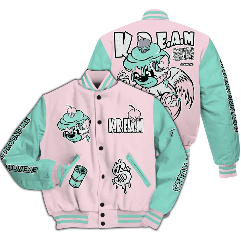 Varsity Jacket To Match Retro Easter 5s - Loot Bear All Over Print