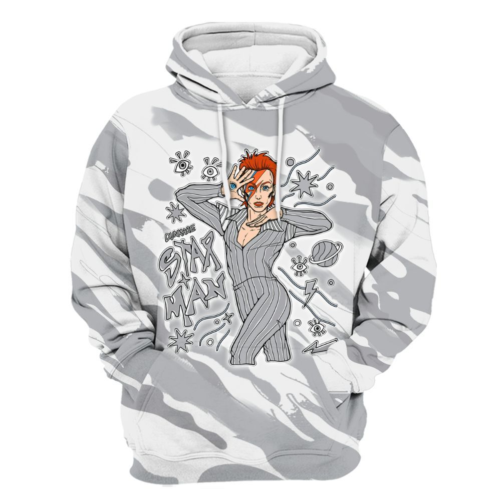 Hoodie To Match Low OG Wolf Grey 1s - Starmans Graphics Colored All Over Print