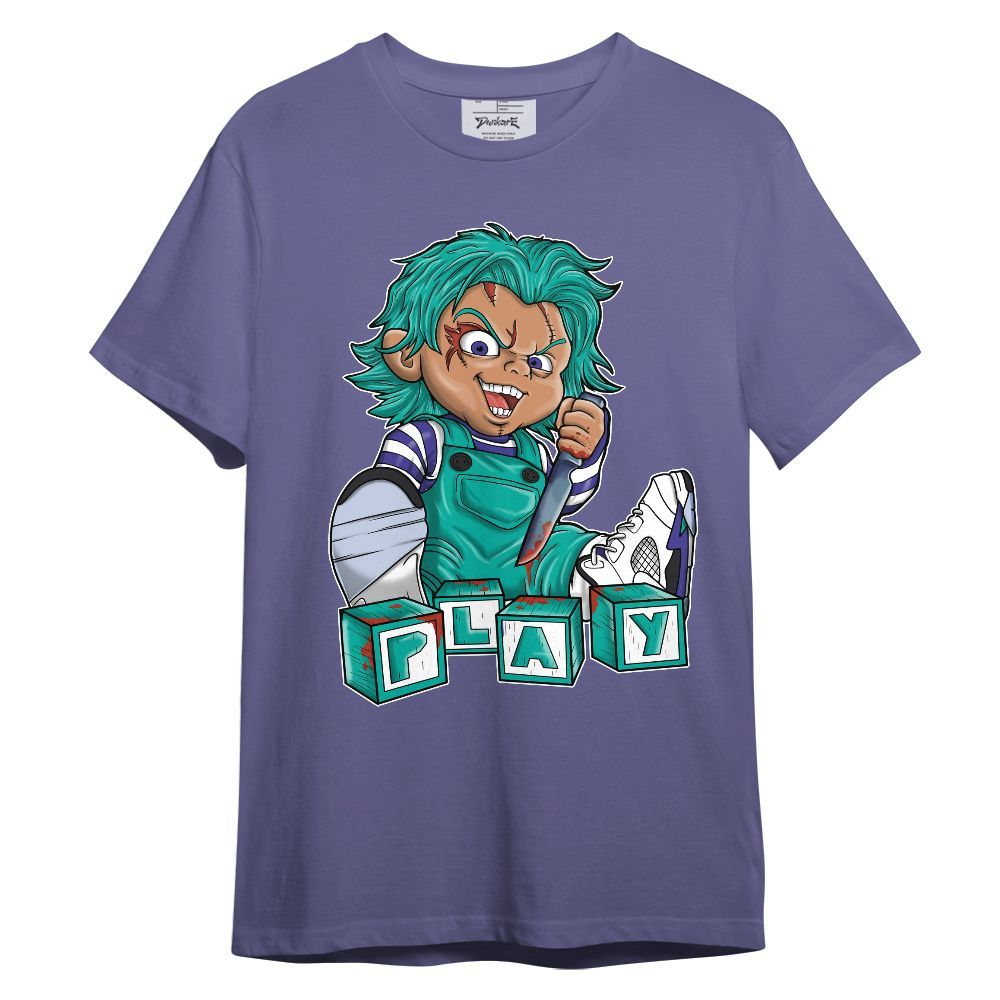 Shirt To Match Retro Grape 5s - Play Horror Sneaker Graphic