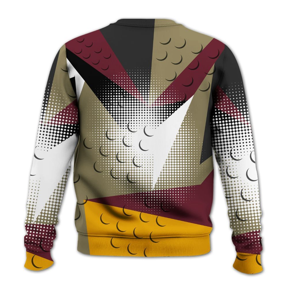 Sweatshirt To Match Black Olive 7s - Poly Custom Name Number 23 5s All Over Print