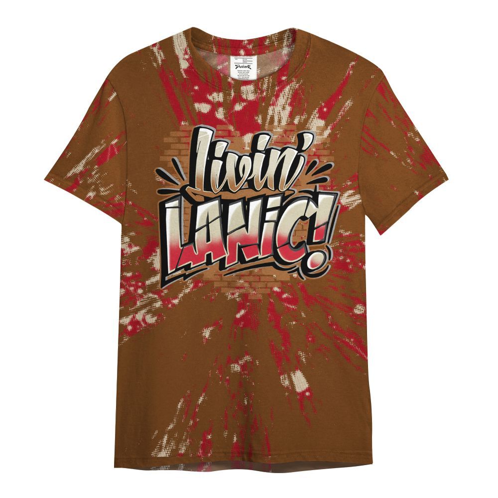 Shirt To Match Archaeo Brown 5s - Living Large Graphic Luxury All Over Print