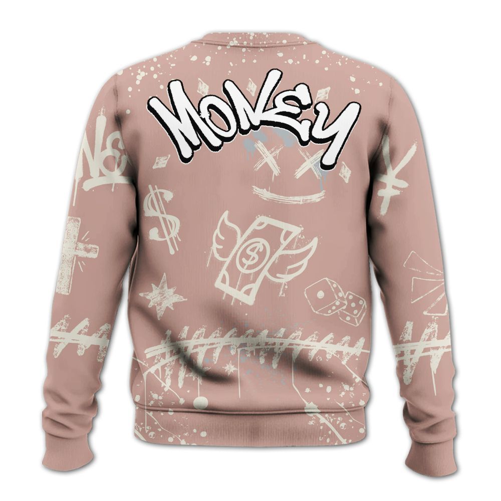 Sweatshirt To Match Air Force Low 1 Arctic Orange - Everybody Paid In Full Crayon All Over Print