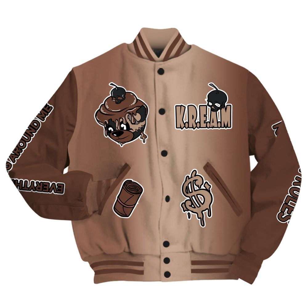Varsity Jacket To Match KD 4 Christmas - Loot Bear All Over Print