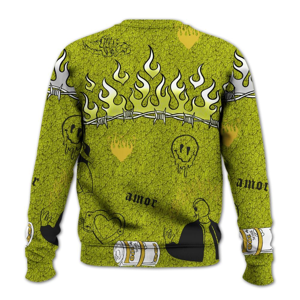 Sweatshirt To Match Dunk Low QS Halloween Skull - Snake Trust No One All Over Print