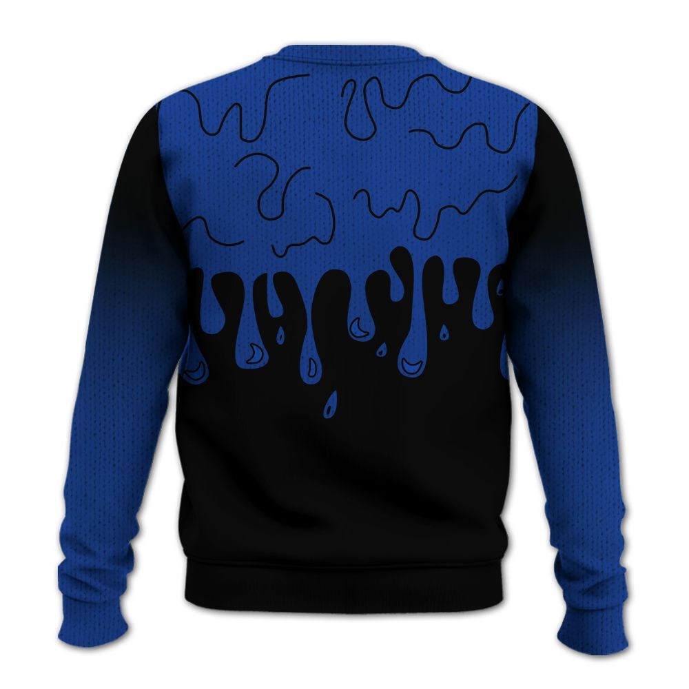 Knitted Sweater To Match Air Foamposite One Royal - Snake Trust No One Drip