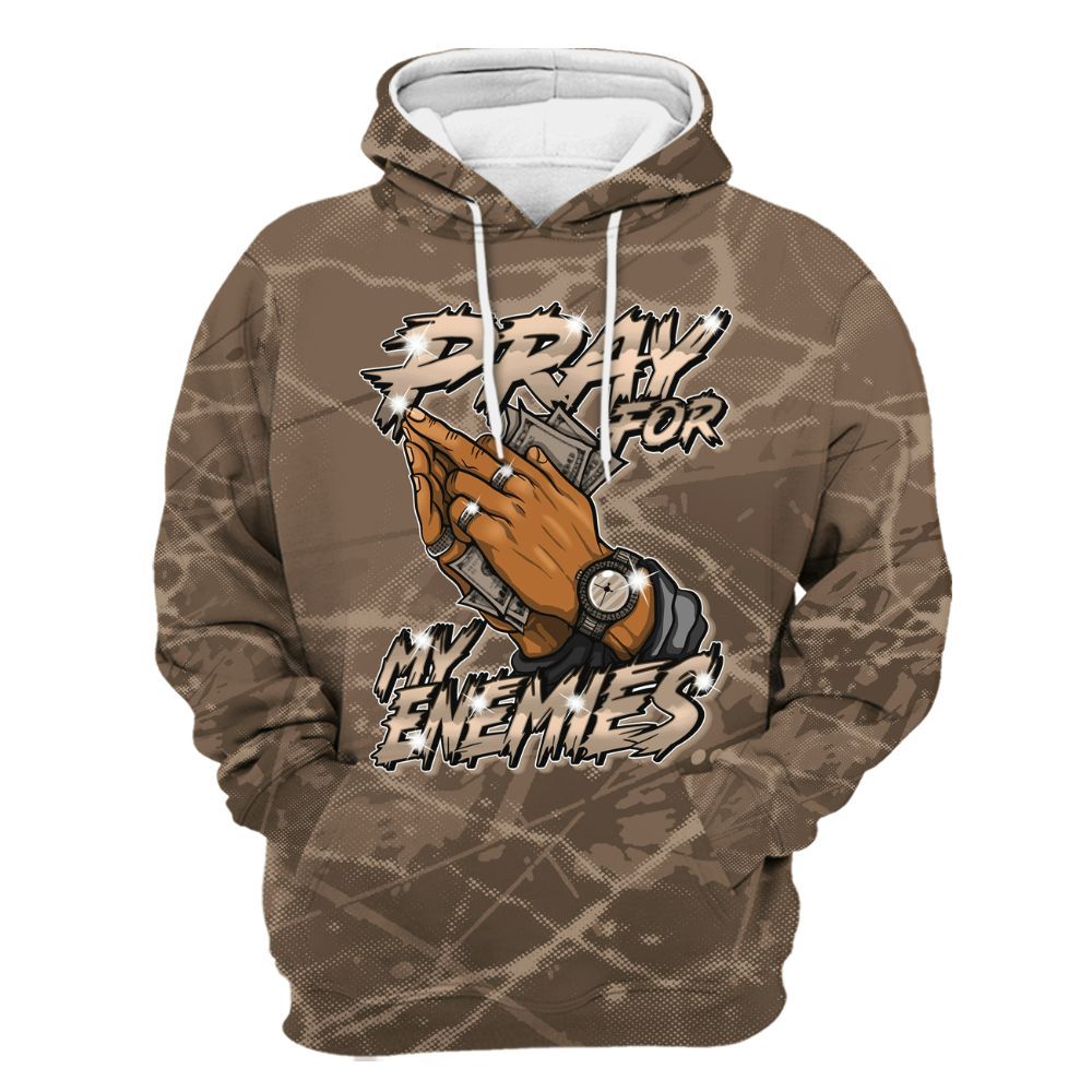 Hoodie To Match Dark Mocha Jack - Prayed For Enemies Graphic All Over Print