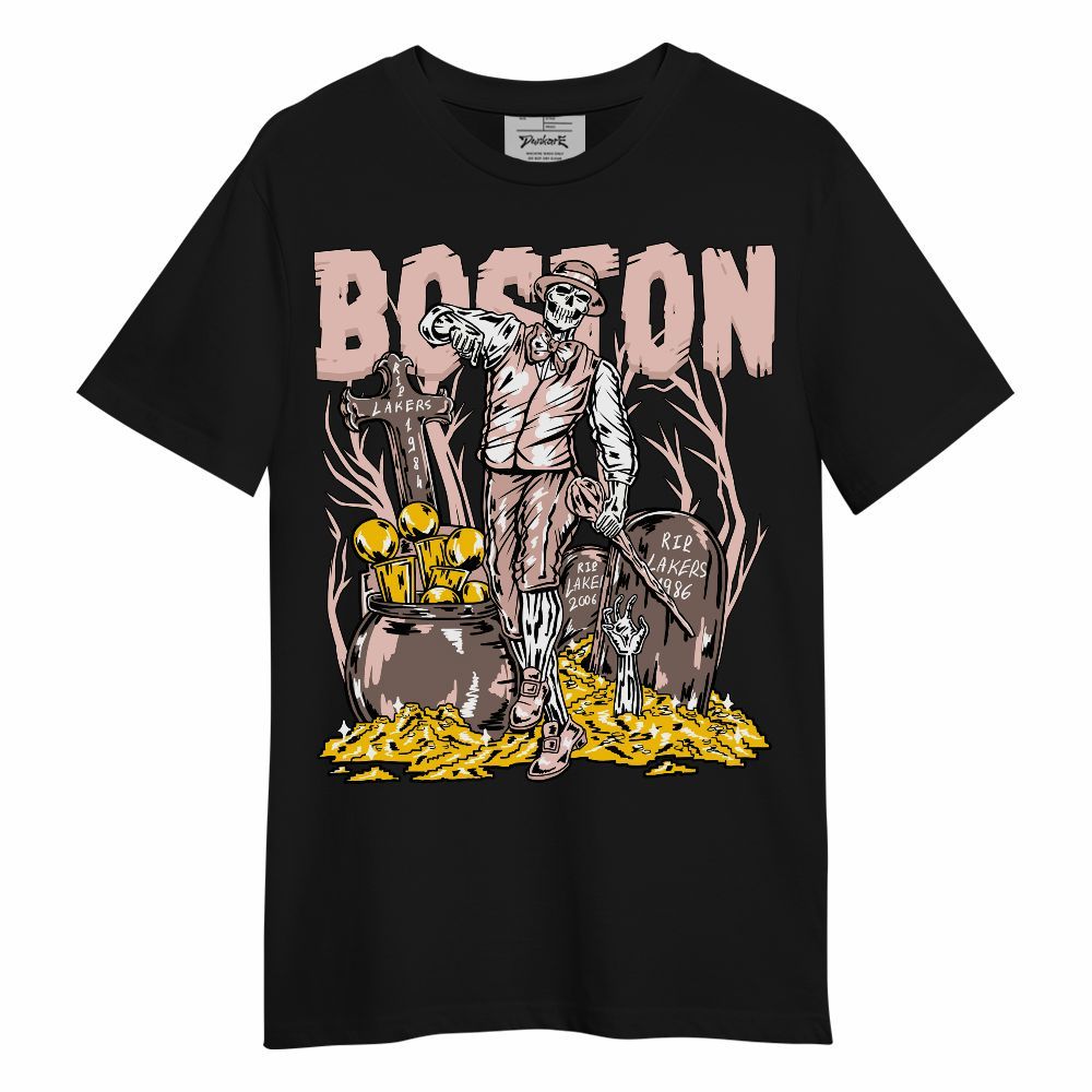 Shirt To Match Low Legend Pink 11s - Goldrush Skeleton Unisex Shirt
