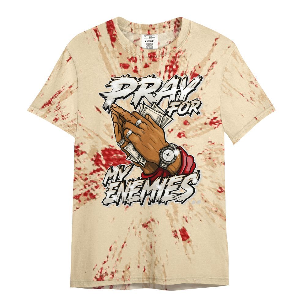 Shirt To Match Dunk Low Strawberry Waffle - Prayed For Enemies Graphic Luxury All Over Print
