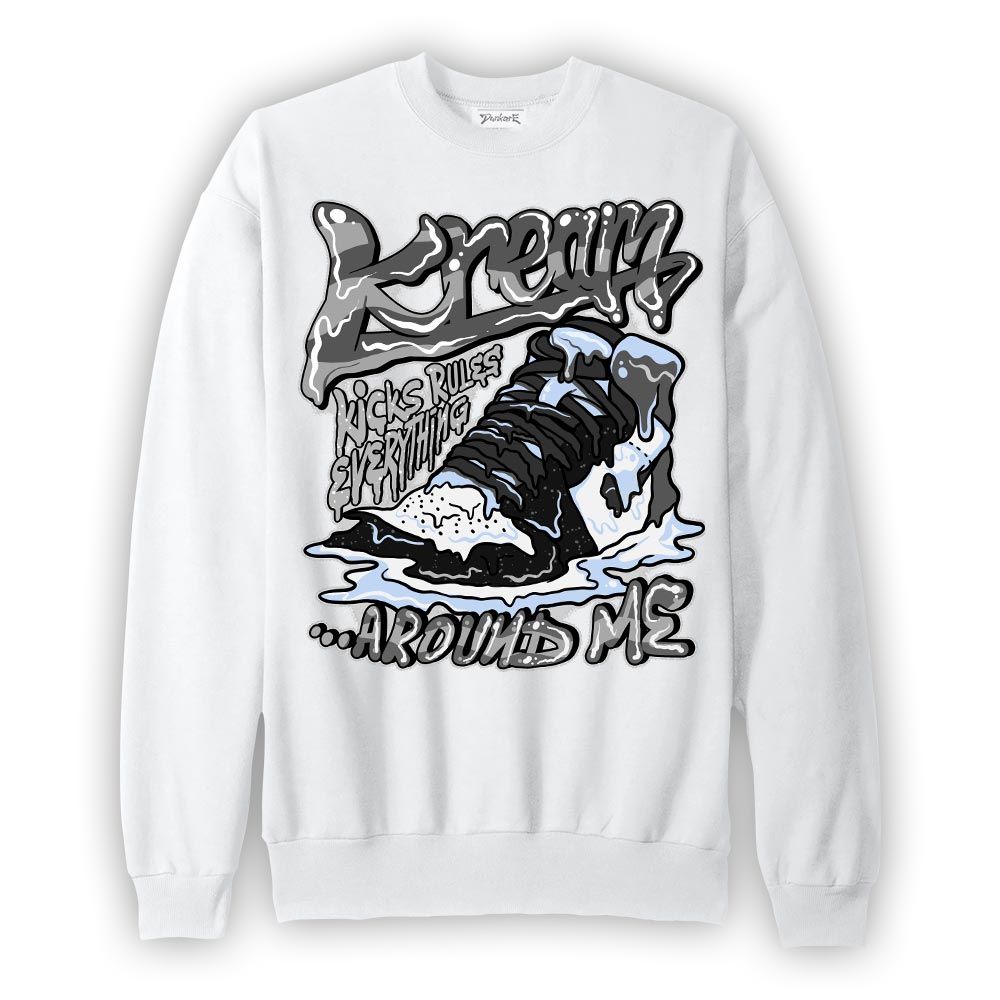 Sweatshirt To match Reverse Black White 6s Sweatshirt - Kreamy Graphic Graphic