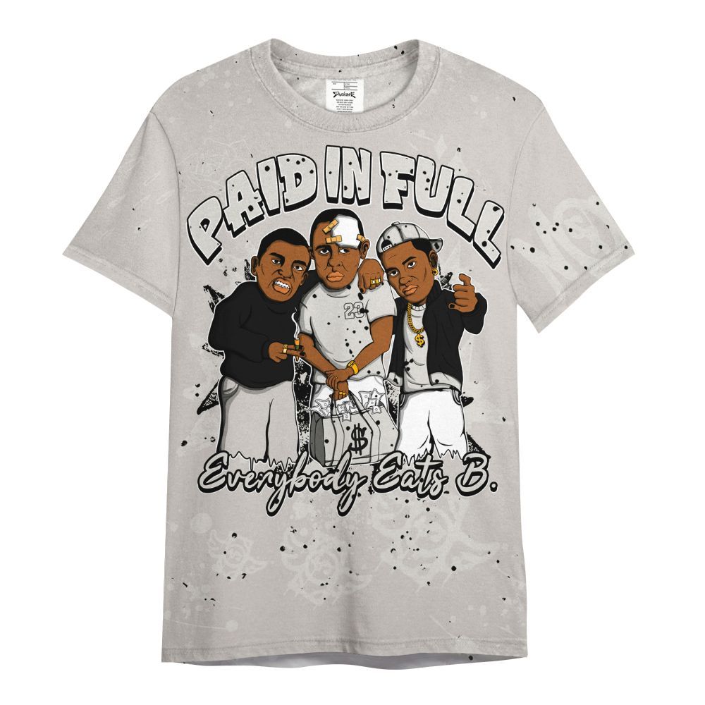 Shirt To Match The Classic 40s - Everybody Paid In Full Crayon All Over Print