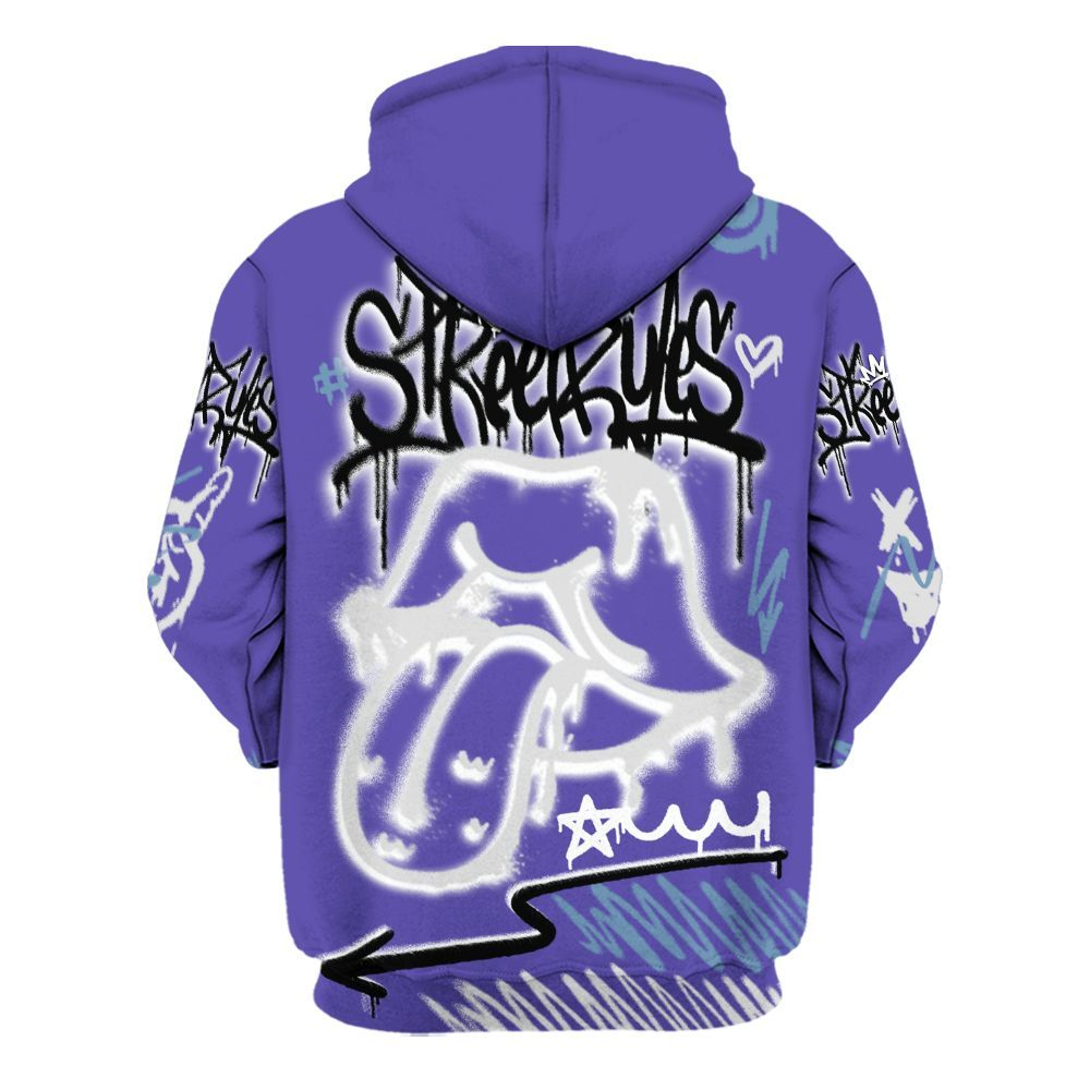 Hoodie To Match Retro Concord 5s - Break Rules Streetwear All Over Print