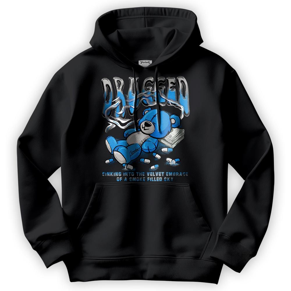 Sweatshirt To Match Hoodie Drugged, Military Blue 4s Hoodie, To Match Sneaker Military Blue 4s, Hoodie NCMD